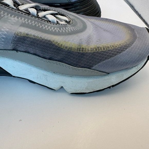 Nike Air Max 2090 Mens Shoes Size 10.5 Wolf Gray Yellow Black Running Athletic - Picture 5 of 16